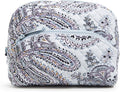 Vera Bradley Women's Cotton Large Cosmetic Makeup Organizer Bag