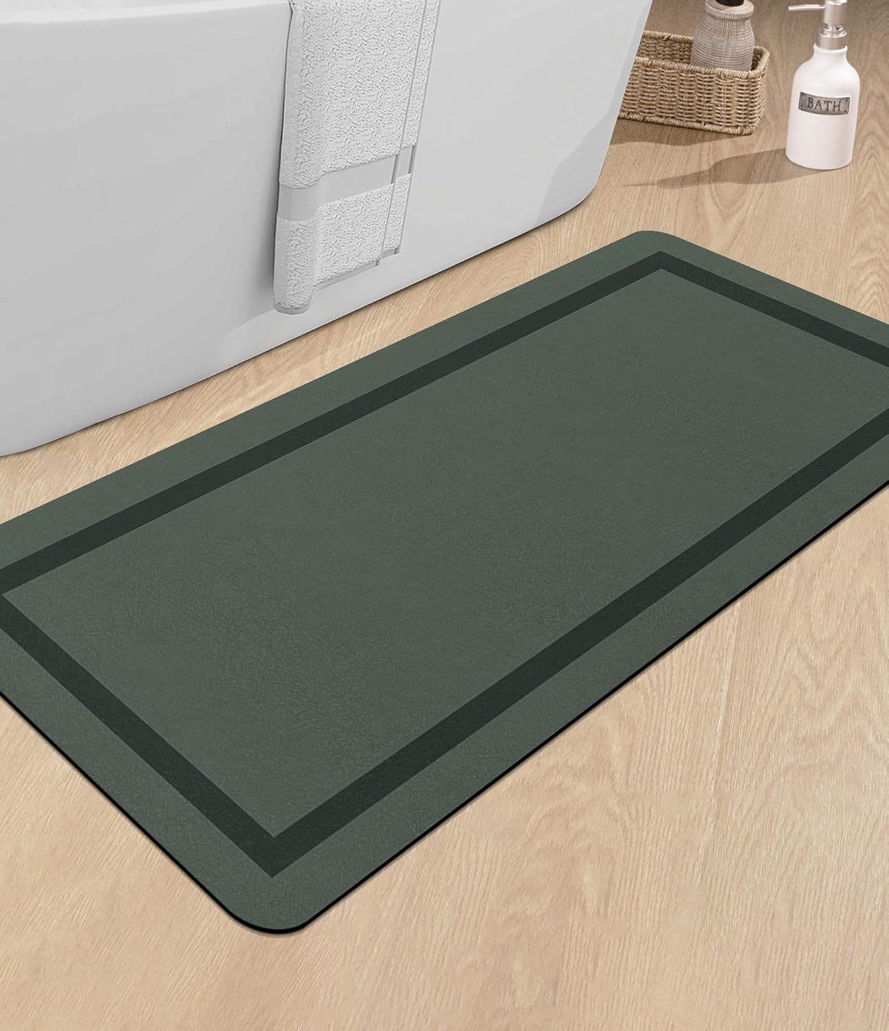 Chakme Bathroom Mat Rugs Large 48x24 for Quick Drying Needs