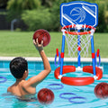 Pool Basketball Hoop Poolside with Backboard & Ring Toss - Family Pool