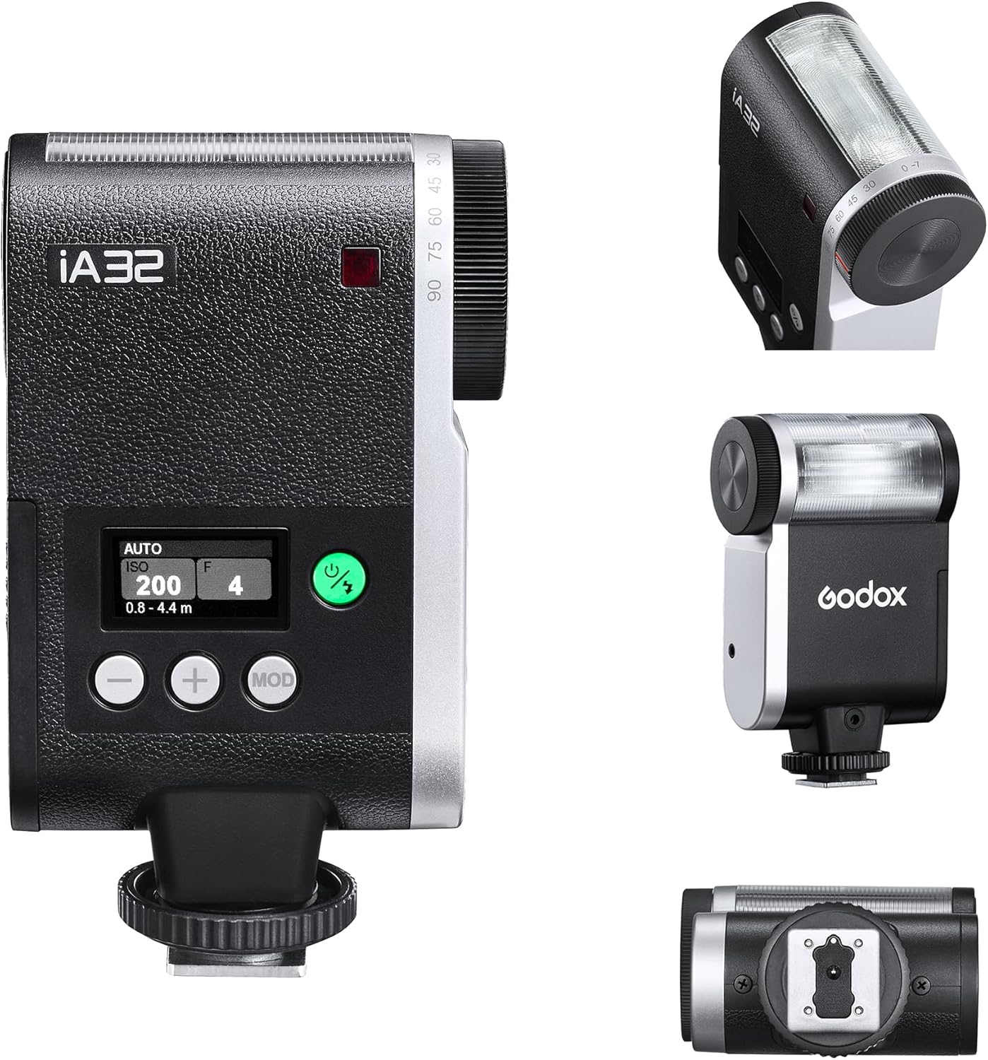 GODOX iA32 Mini Flash Speedlite for Canon, Nikon, Sony Cameras