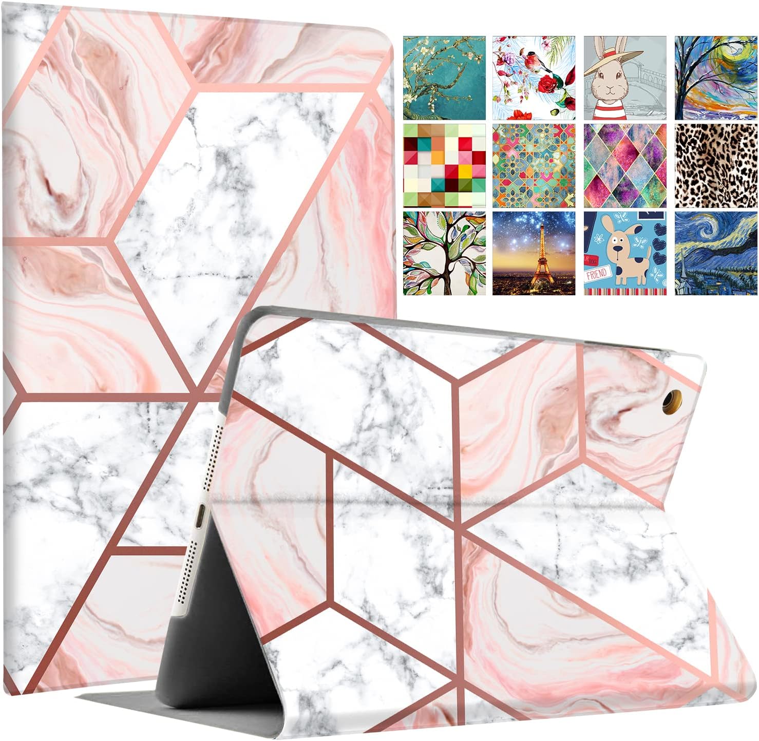 DuraSafe Cases for iPad Air 4th 5th 6th Gen - Marble Pink