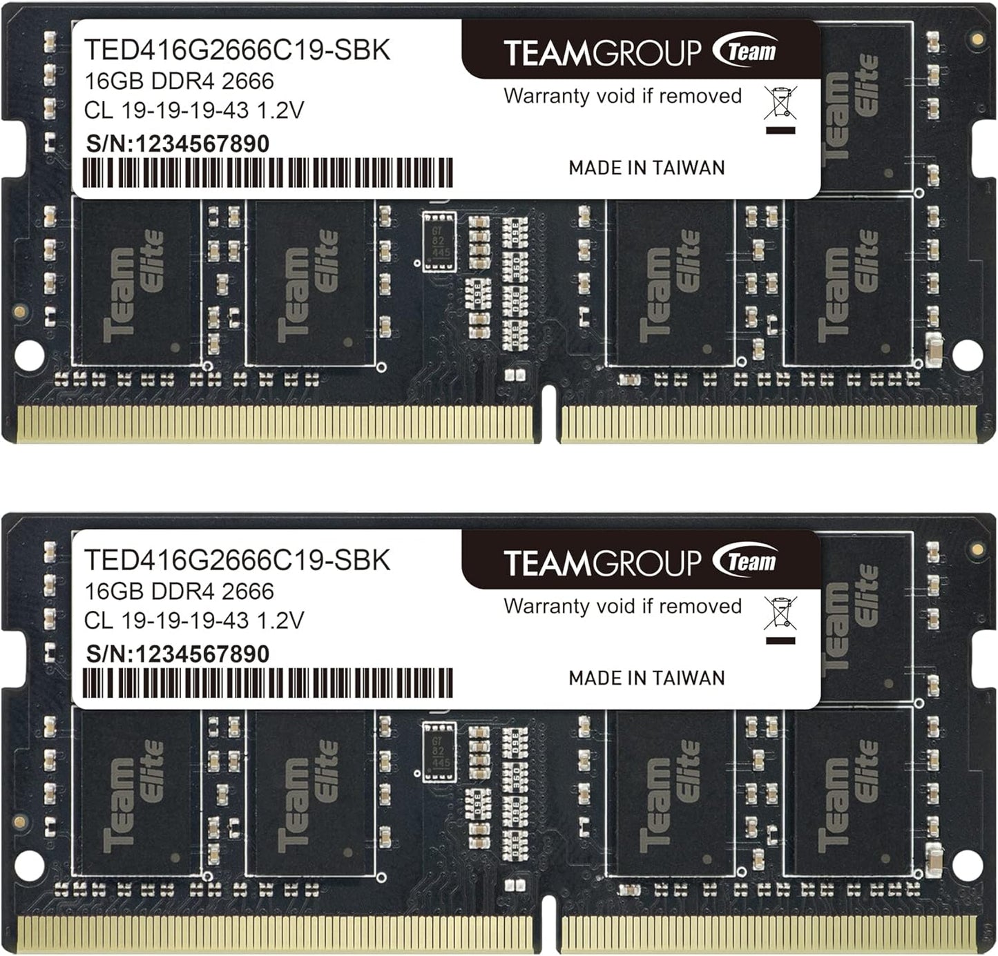 TEAMGROUP Elite DDR4 32GB Kit for Laptop Memory Upgrade