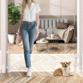 14ft Tall Short Dog Gate to Step Over - Retractable Mesh Gate
