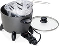 Presto 06003 Options Electric Multi-Cooker, Steamer - Versatile 6-Qt