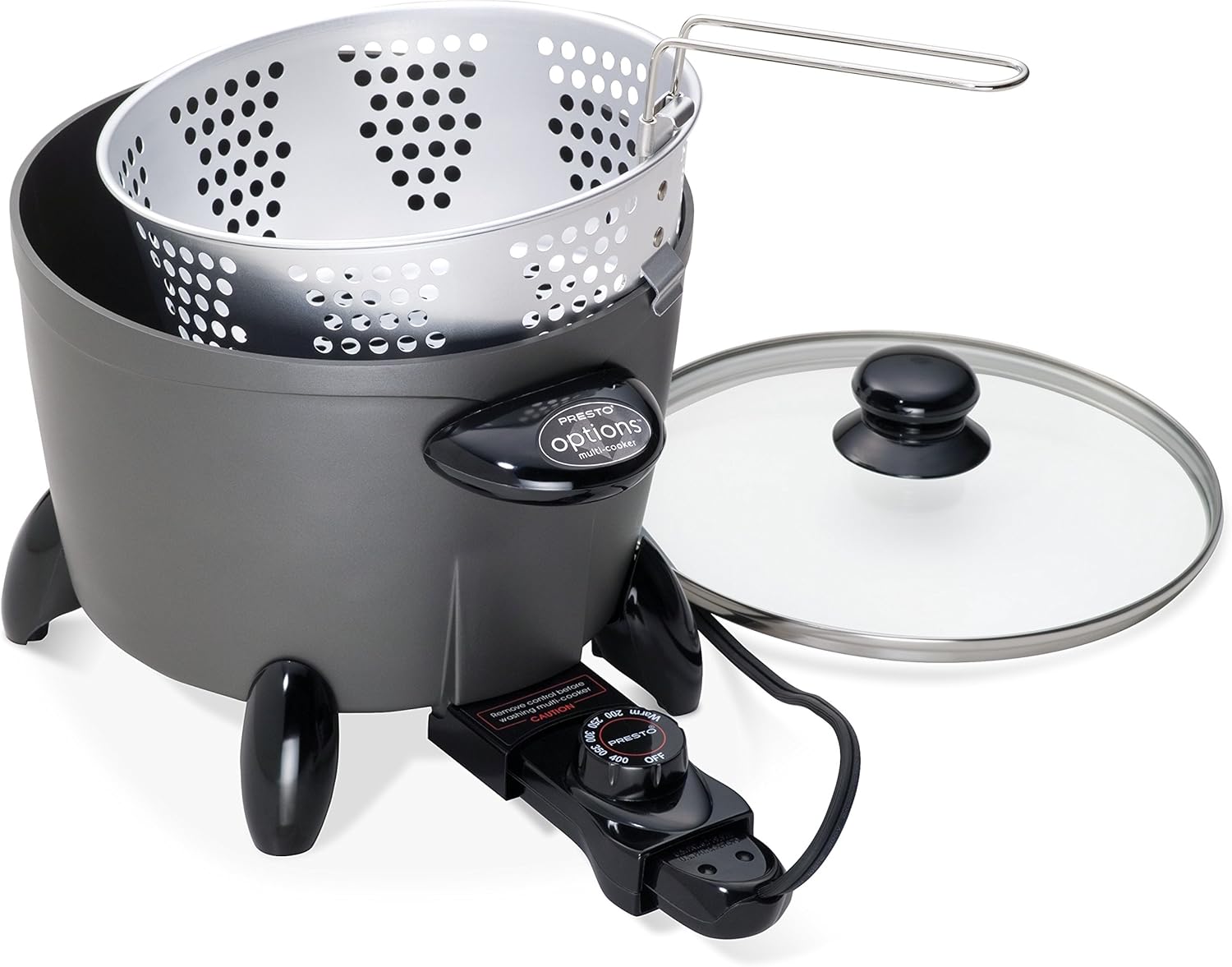 Presto 06003 Options Electric Multi-Cooker for Versatile Cooking