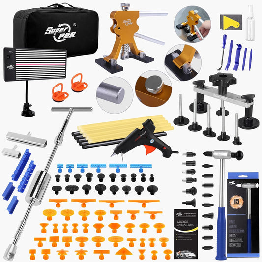 Super PDR Paintless Dent Repair Kit for Quick Car Fixes