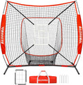 6 ft x 6 ft Baseball Softball Practice Net - Quick Setup Backstop