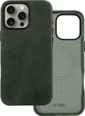 Handcrafted Premium Italian Leather Case for iPhone 16 Pro - Two-Tone