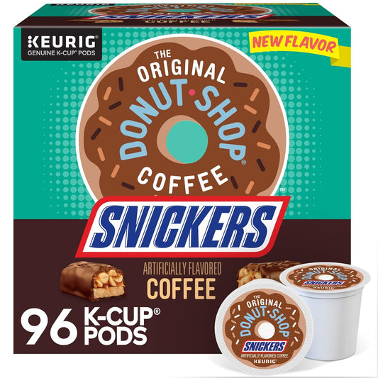 The Original Donut Shop Snickers Coffee K-Cup Pods 96 Count