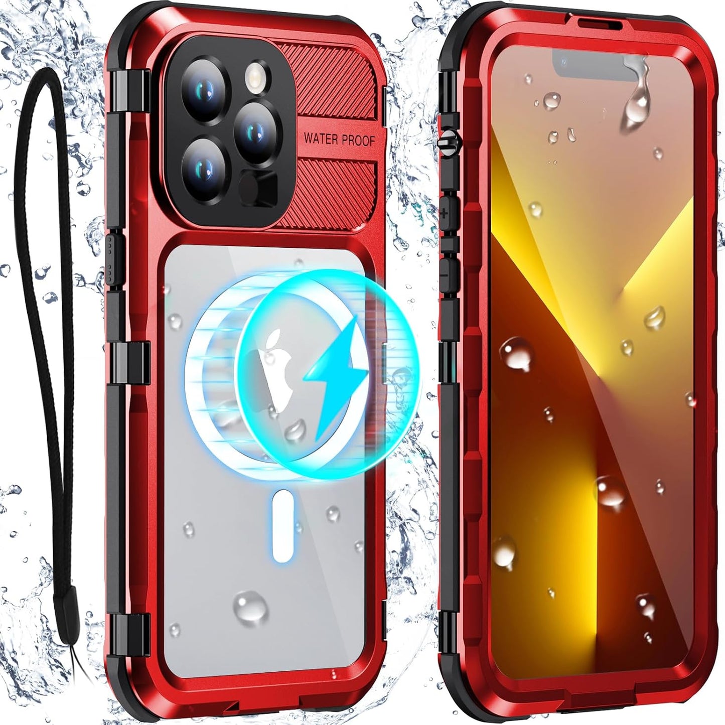 WIFORT Waterproof Case for iPhone 13 Pro Max - Heavy Duty Protection