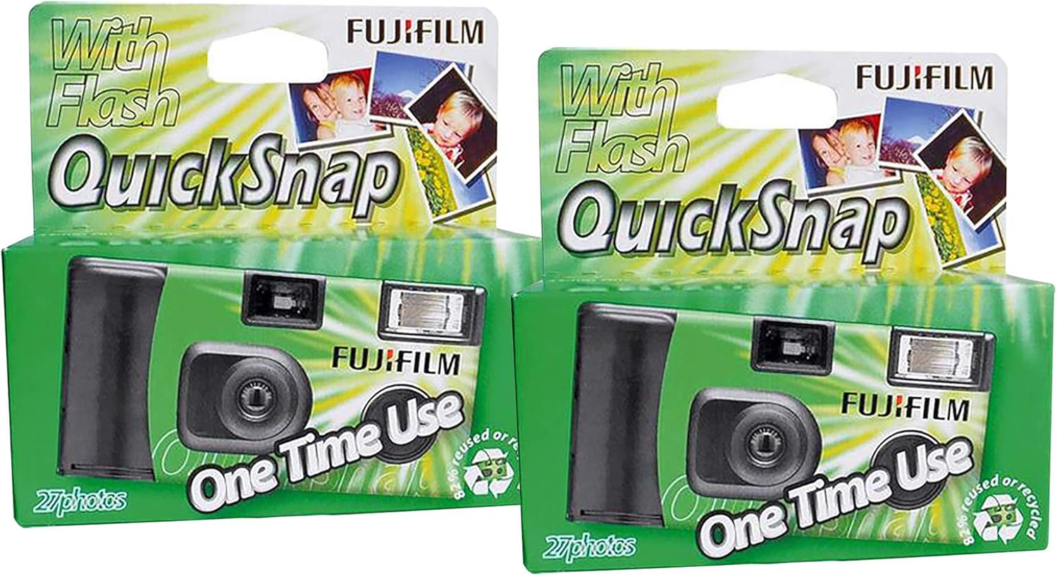 Capture Memories Instantly: Fujifilm Disposable Cameras x2