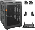 Tecmojo 18U Wall Mount Rack 23.6in Depth - Compact Server Cabinet