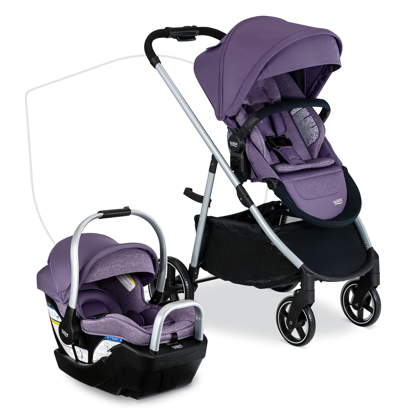 Britax Willow Grove SC Baby Travel System with ClickTight Tech