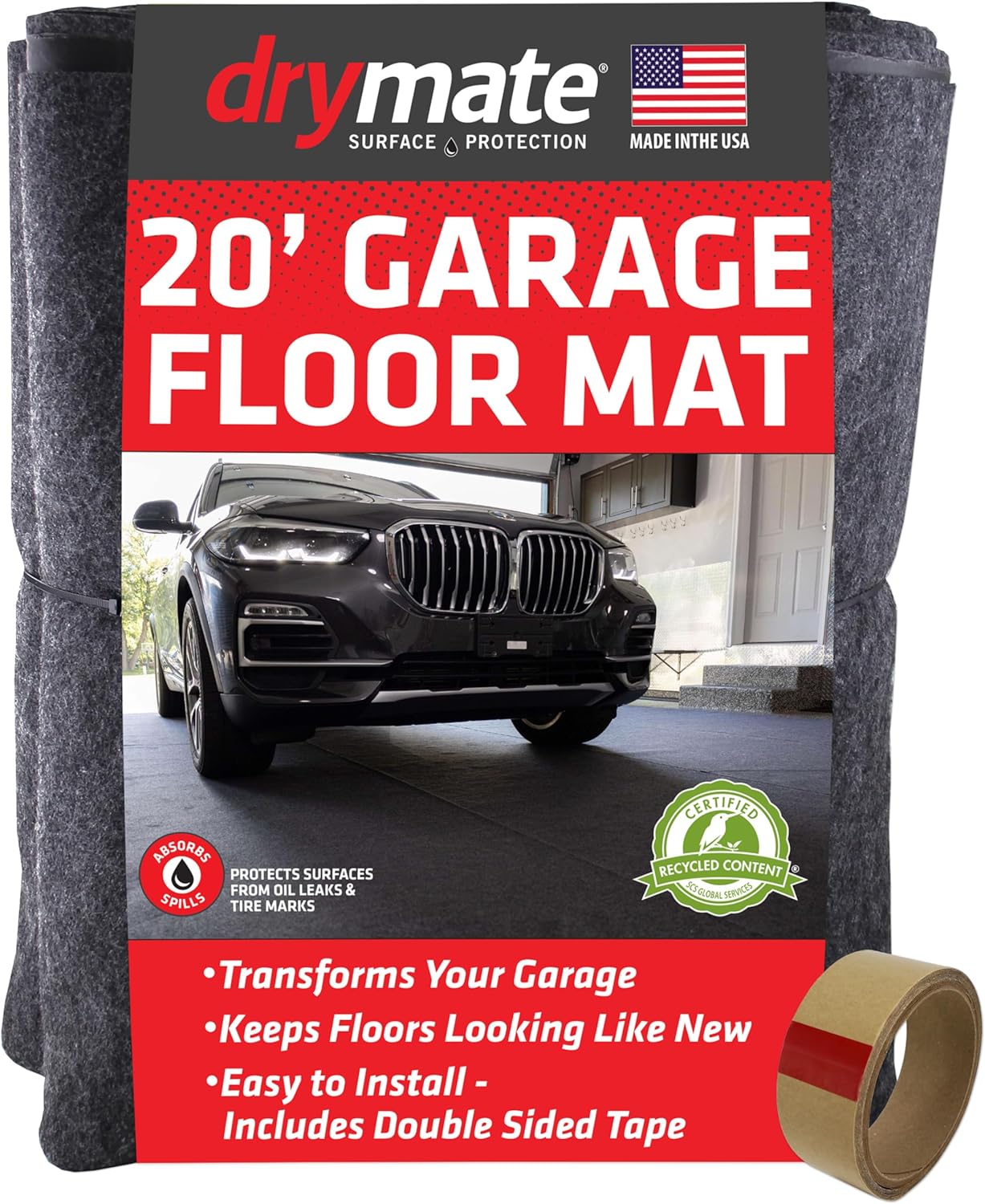 Drymate Garage Floor Mat - Protects Surfaces, Transforms Garage