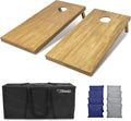 GoSports 4 ft x 2 ft Regulation Wooden Cornhole Boards Set