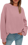 Oversized Crewneck Sweatshirt for Women - Cozy Fall Winter Staple L=US