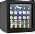 Beverage Refrigerator Cooler - 12 Bottle 50 Can Mini Fridge - Compact