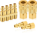 Industrial Grade Brass Air Hose Connectors - Max 300 PSI