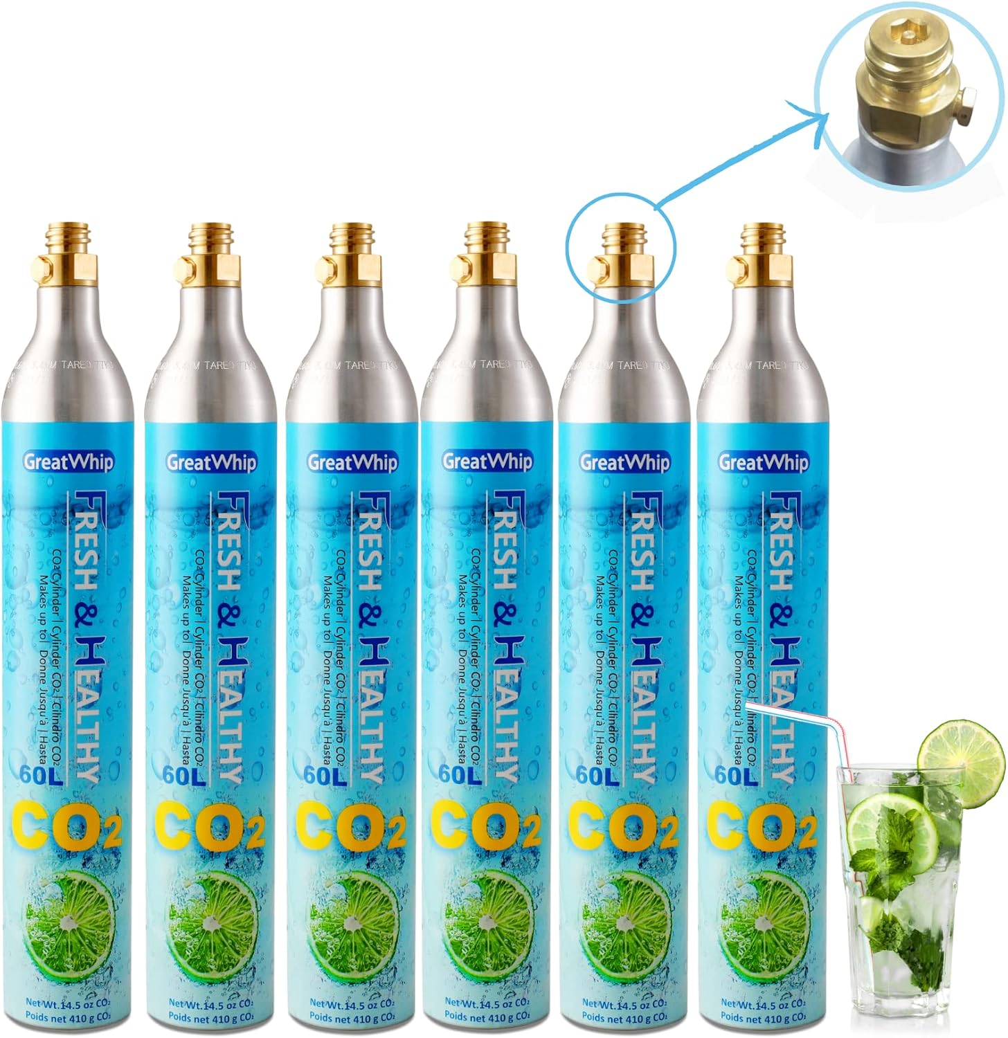 Carbonate with Ease: GreatWhip 60L CO2 Set
