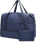 Large Gym Bag with Yoga Mat Buckle - Compact Weekender Carry-On