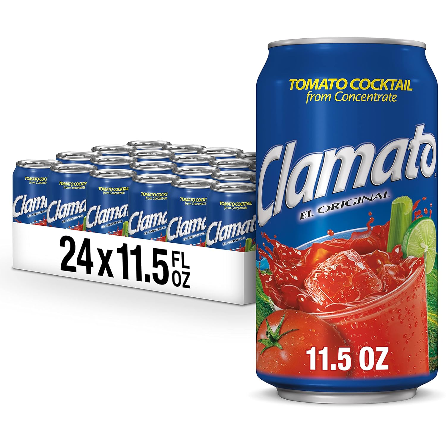 Clamato Original Tomato Cocktail Mixer for Micheladas & More