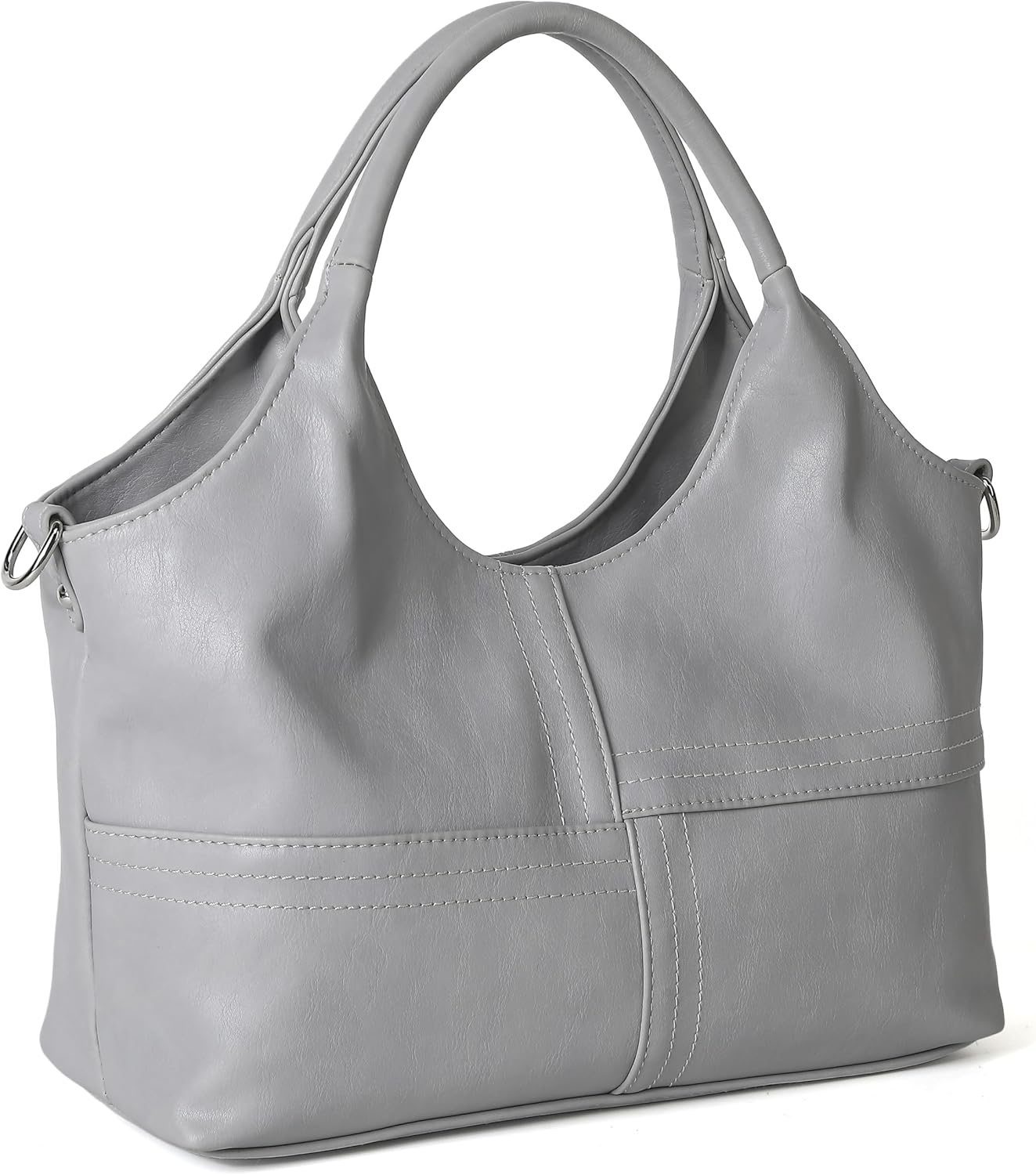 KOGTLA Vegan Leather Purses for Women with Detachable Strap