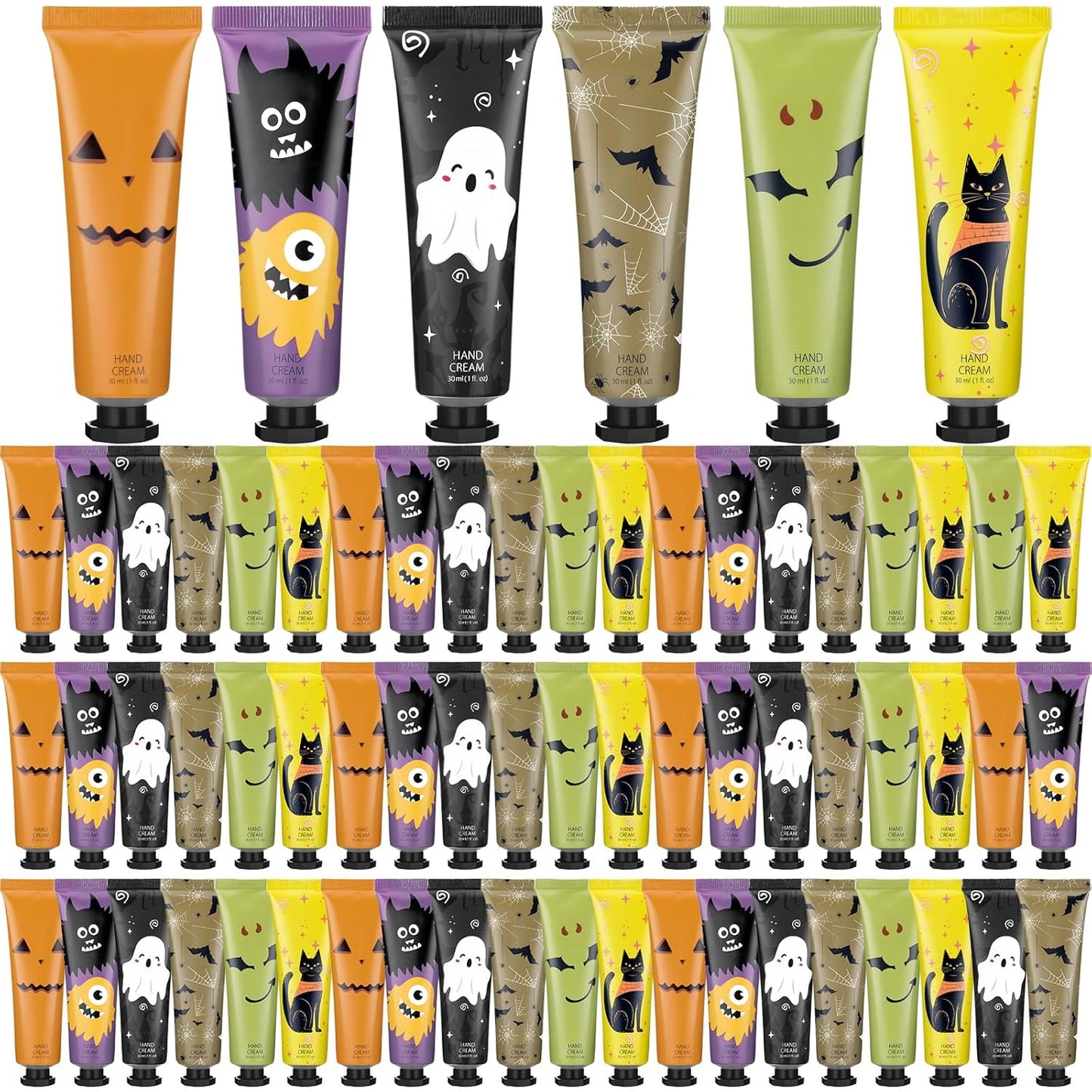 72 Pack Halloween Hand Cream Gift Set for Women with Scents