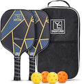 Graphite Pickleball Paddles Set of 2 - USAPA Approved, Carbon Fiber