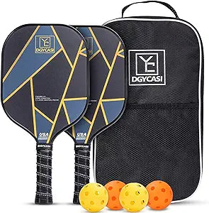 YC DGYCASI Graphite Pickleball Paddles Set of 2 for All Levels