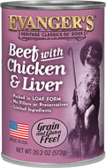 Evanger's Heritage Classic Beef with Chicken & Liver - Grain Free Loaf