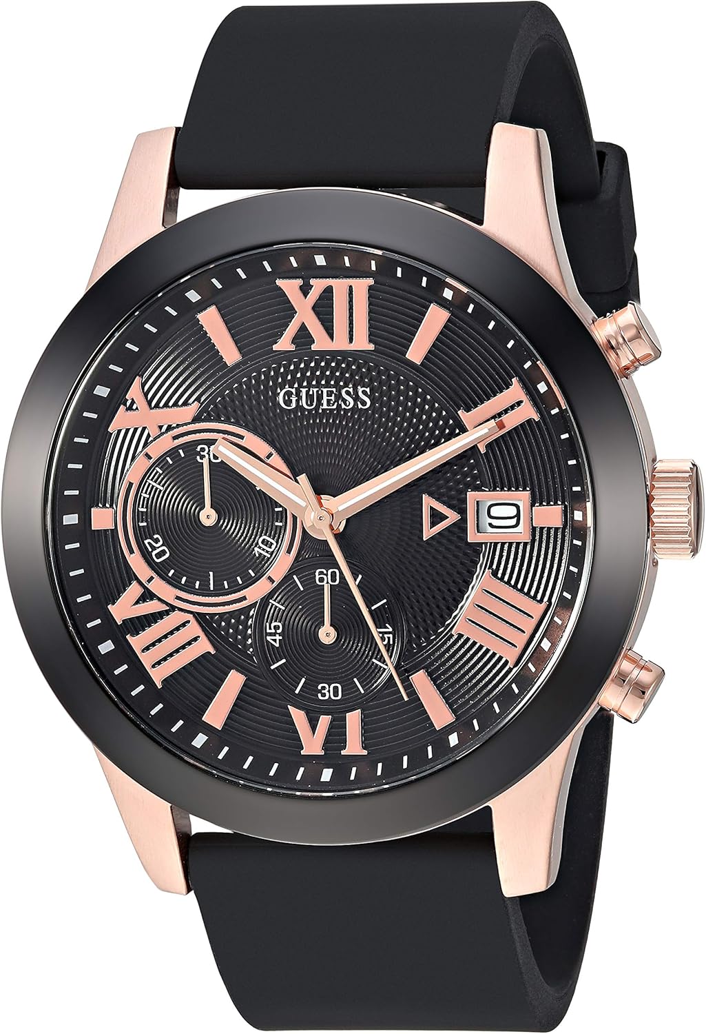 GUESS Men's Stainless Steel Gunmetal Chronograph Watch Review