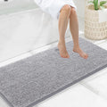 Smiry Luxury Chenille Bathroom Rug 47x20 - Extra Soft Absorbent