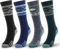 OutdoorMaster Merino Wool Ski Socks for Men & Women - Warm