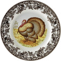 Spode Woodland Turkey Dinner Plate 10.5in - Traditional Thanksgiving
