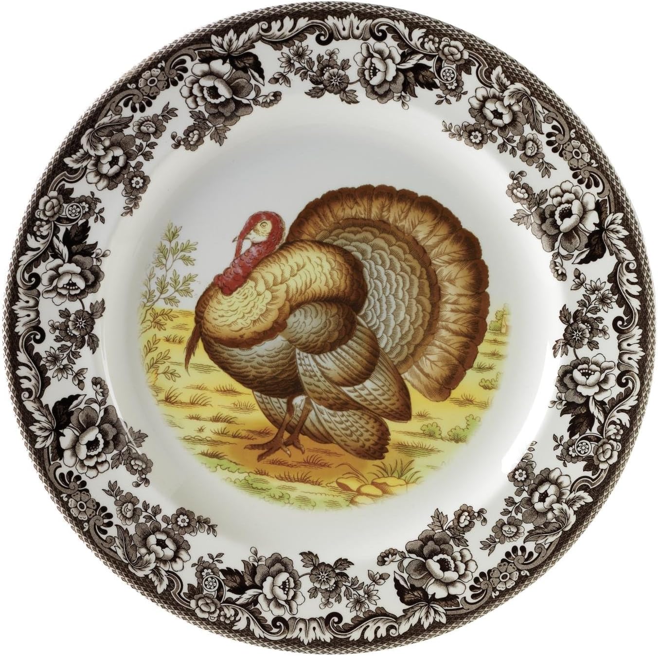 Spode Woodland Turkey Dinner Plate - Perfect for Thanksgiving
