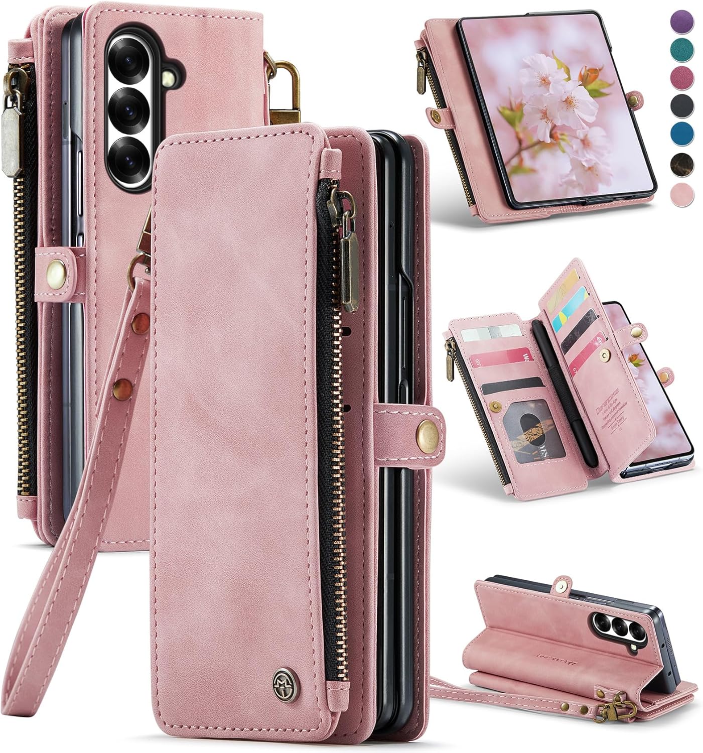 Defencase Galaxy Z Fold 7 Wallet Case with RFID Blocking Features