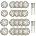 Wolfride Diamond Cutting Discs - Precision Cuts on Metal, Ceramic, Glass & Marble | 20Pcs