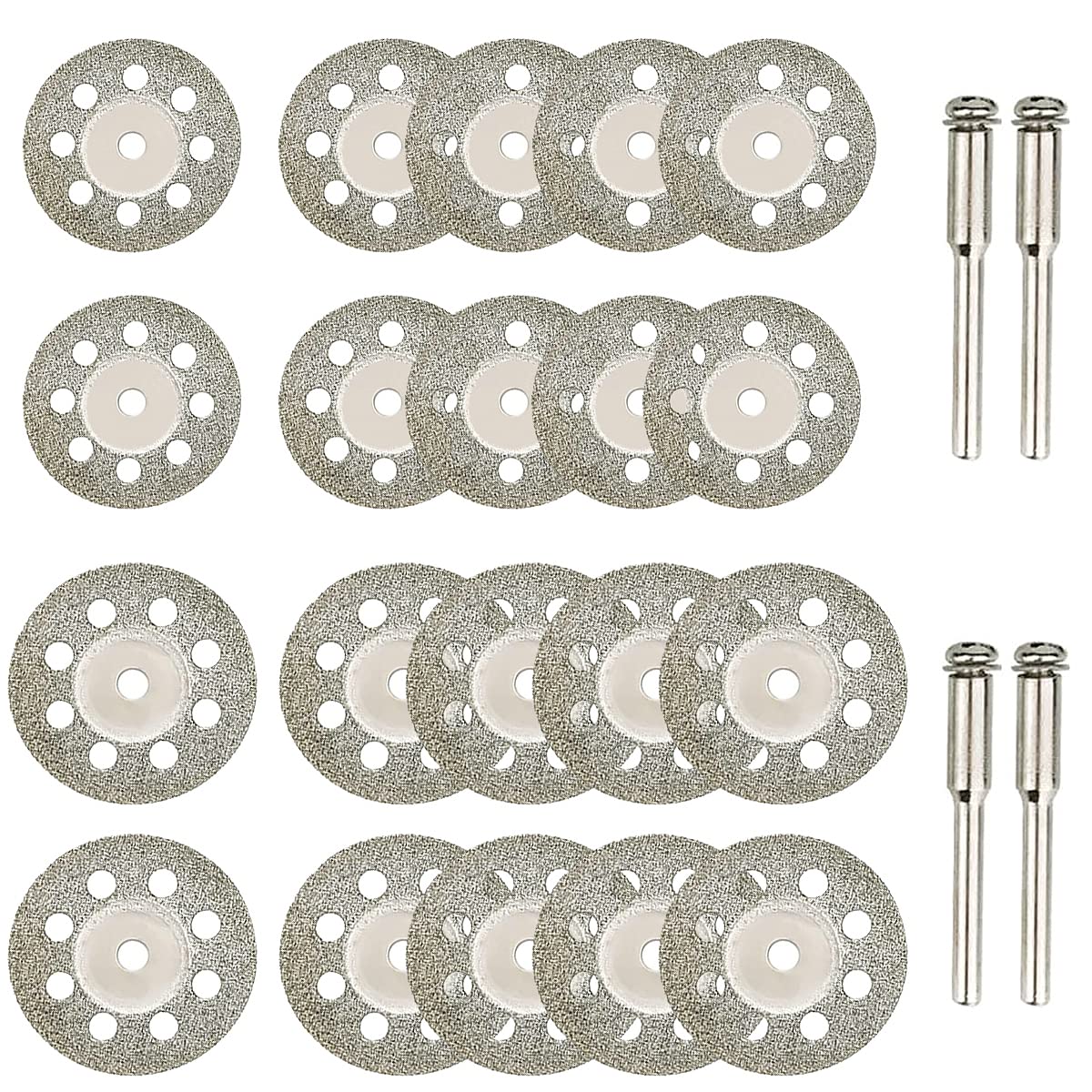 Wolfride Diamond Cutting Discs - Precision Cuts on Metal, Ceramic, Glass & Marble | 20Pcs