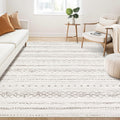 Large Living Room Area Rug 5x7 - Soft Machine Washable Boho Moroccan