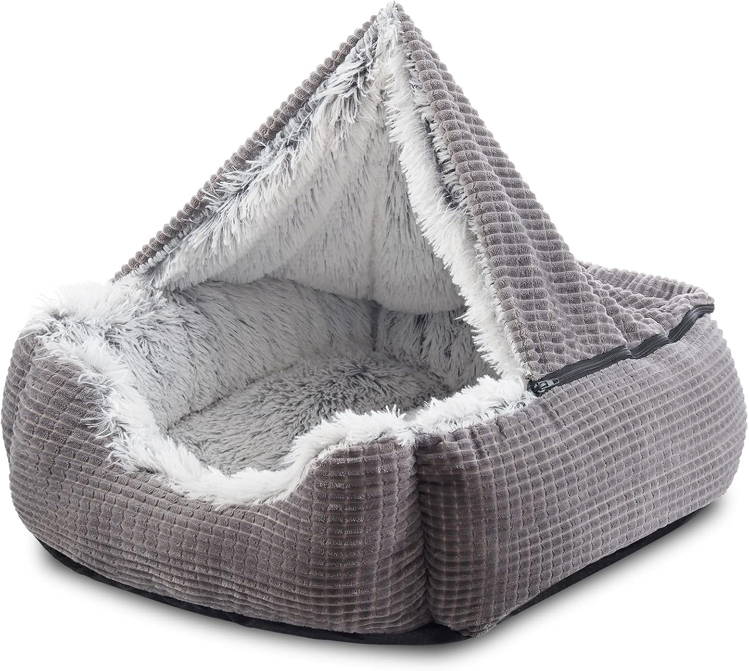 MIXJOY Dog Beds for Large Medium Small Dogs - Cozy Cave Bed