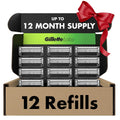 GilletteLabs Razor Blade Refills 12ct - Smooth, Long-Lasting Shaves