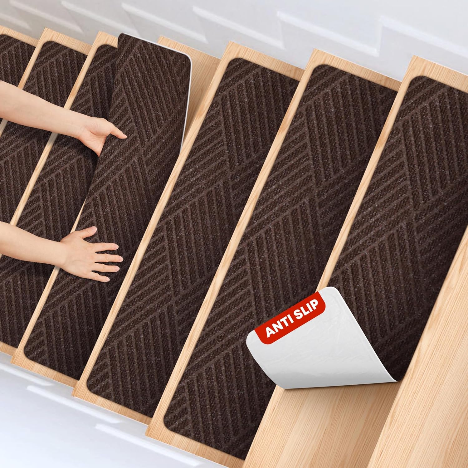 Non-Slip Carpet Stair Treads for Safety and Comfort Indoors