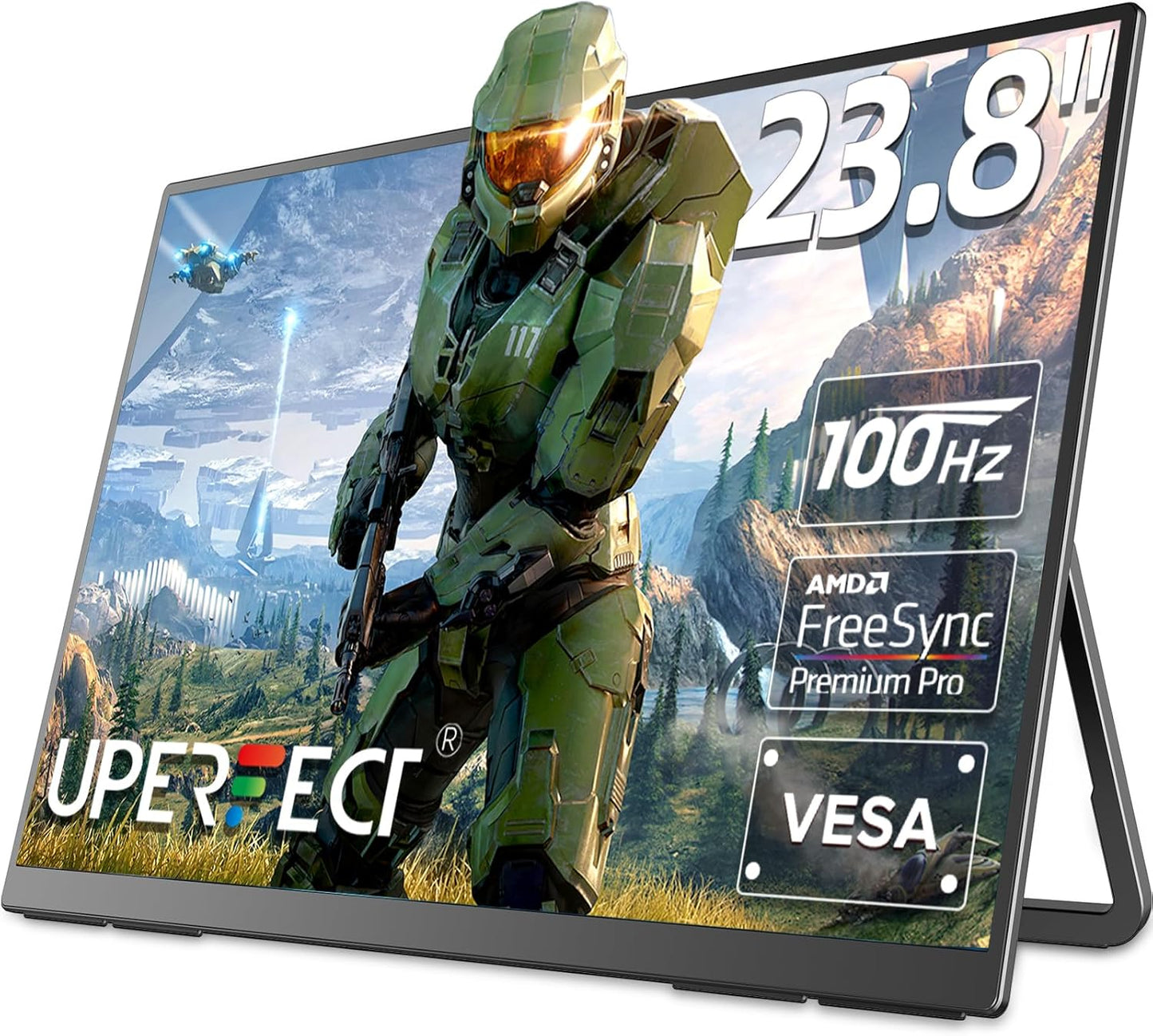 UPERFECT 24 Inch 100HZ Portable Monitor - Ultimate Versatility!