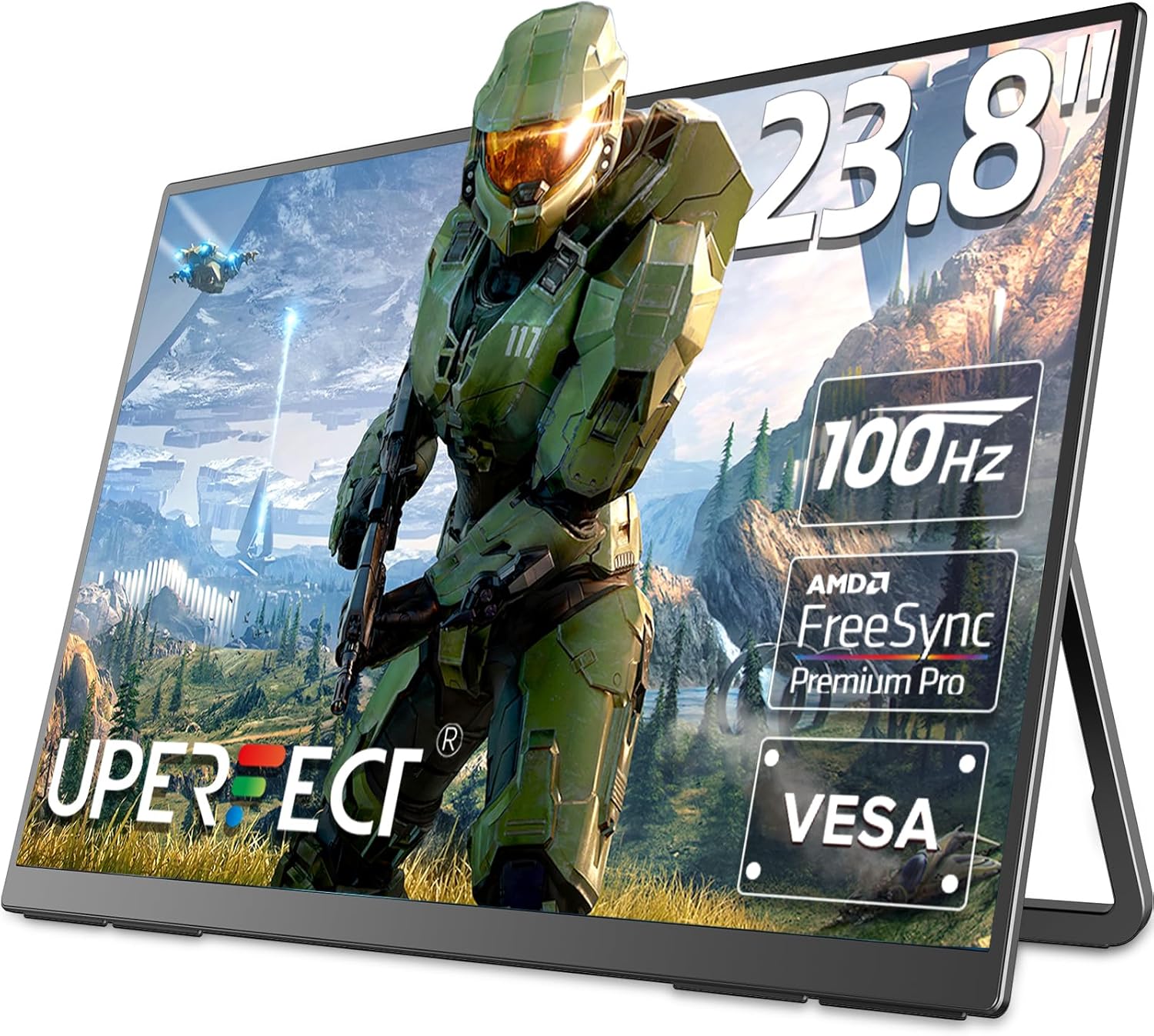 UPERFECT 24 Inch 100HZ Portable Monitor - Ultimate Versatility!