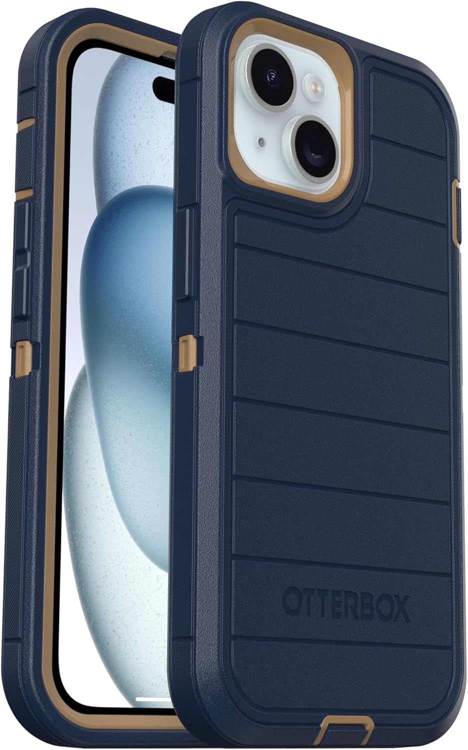 OtterBox Defender Series Case for iPhone 15, 14, & 13 - Blue
