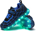 YUNICUS Kids Light Up Shoes LED Flash Sneakers - USB Rechargeable Fun