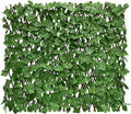 Expandable Faux Ivy Fence Privacy Screen with Artificial Flower