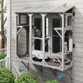 Cat Catio Expandable Window Box Enclosure for Multiple Indoor Cats