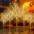 Lighted Birch Tree LED 4ft 6ft 8ft Set - Warm White Holiday Decor