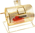 Raffle Drum Ticket Spinner - Professional Brass-Coated Cage for Fair